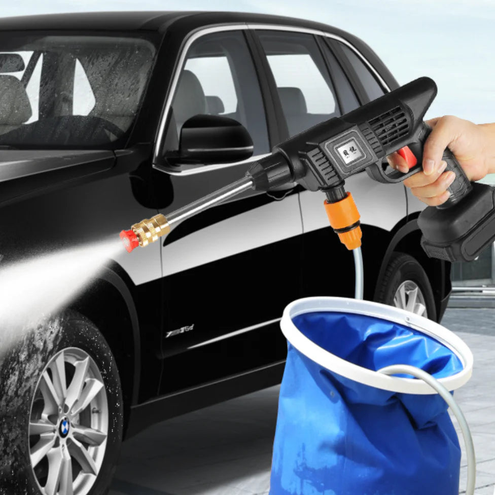 Aparat de spalat electric cu presiune puternica, cu 2 acumulator 48V, 8L/min, 20 Bari