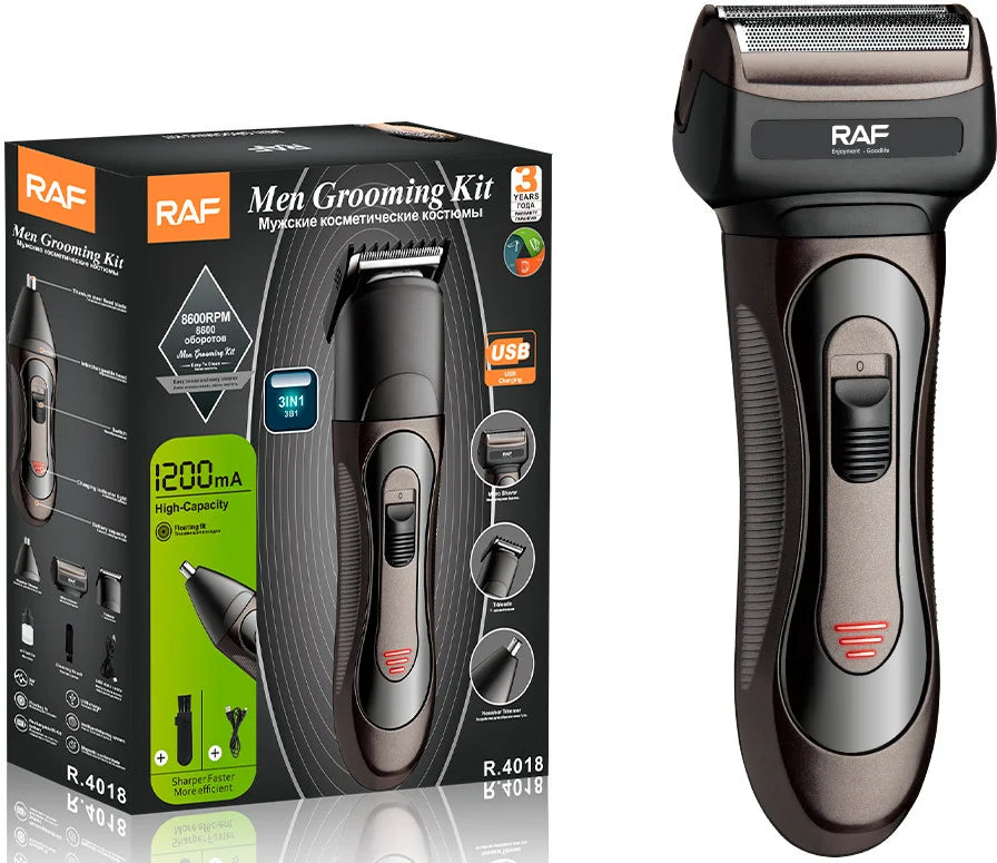 Aparat de Ras Electric RAF R4018 .Aparat de Ras Electric - tehnologie avansata, Trimmer integration, Incarcare Type-C