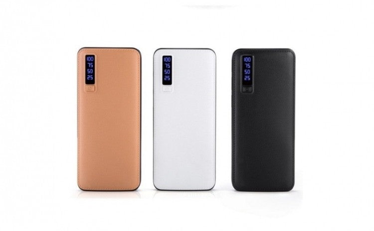 Baterie externa 30000 mah cu display LCD, Led si 3 iesiri USB