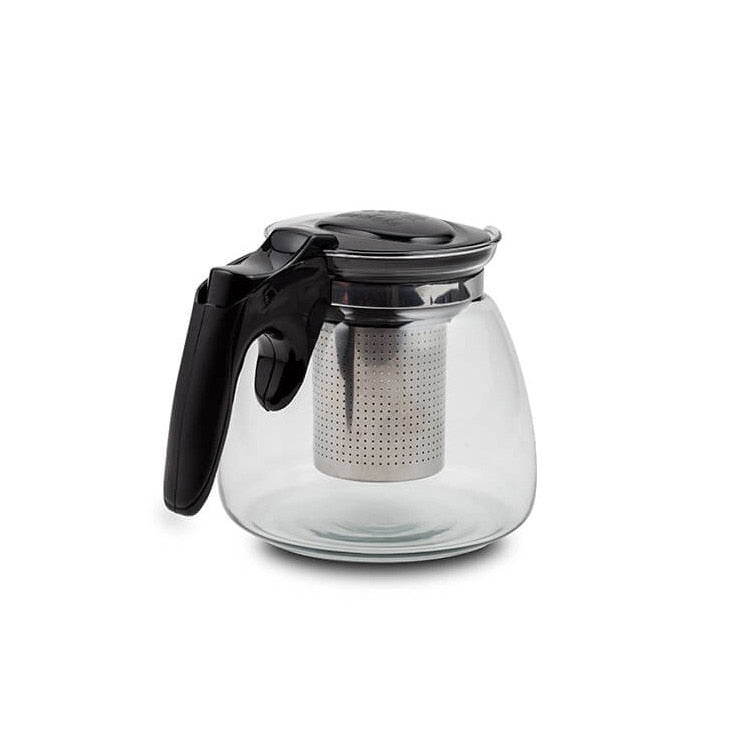 Ceainic din Sticla cu Filtru din Inox, Capacitate 1.1 L