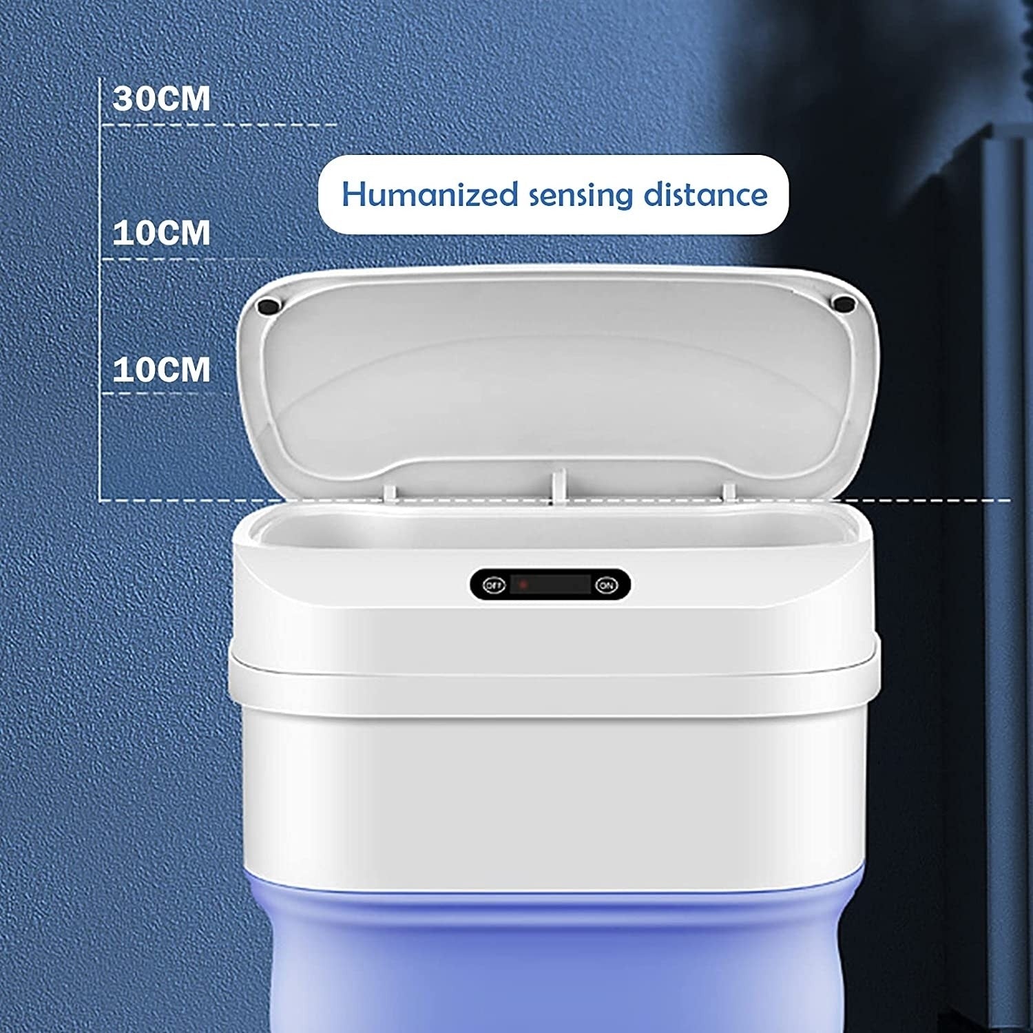 Coș de Gunoi Smart cu Deschidere Automată – 8L, Senzor Mișcare, Pliabil, Touch-Free