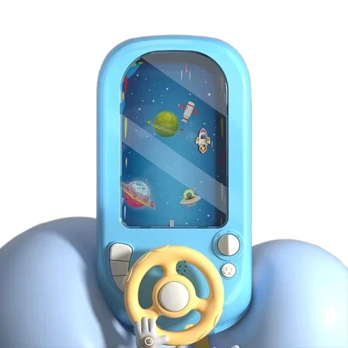 Jucarie Interactiva volan de condus cu circuit curse, sunete si functii, alimentare USB, pentru Copii 3-6 Ani