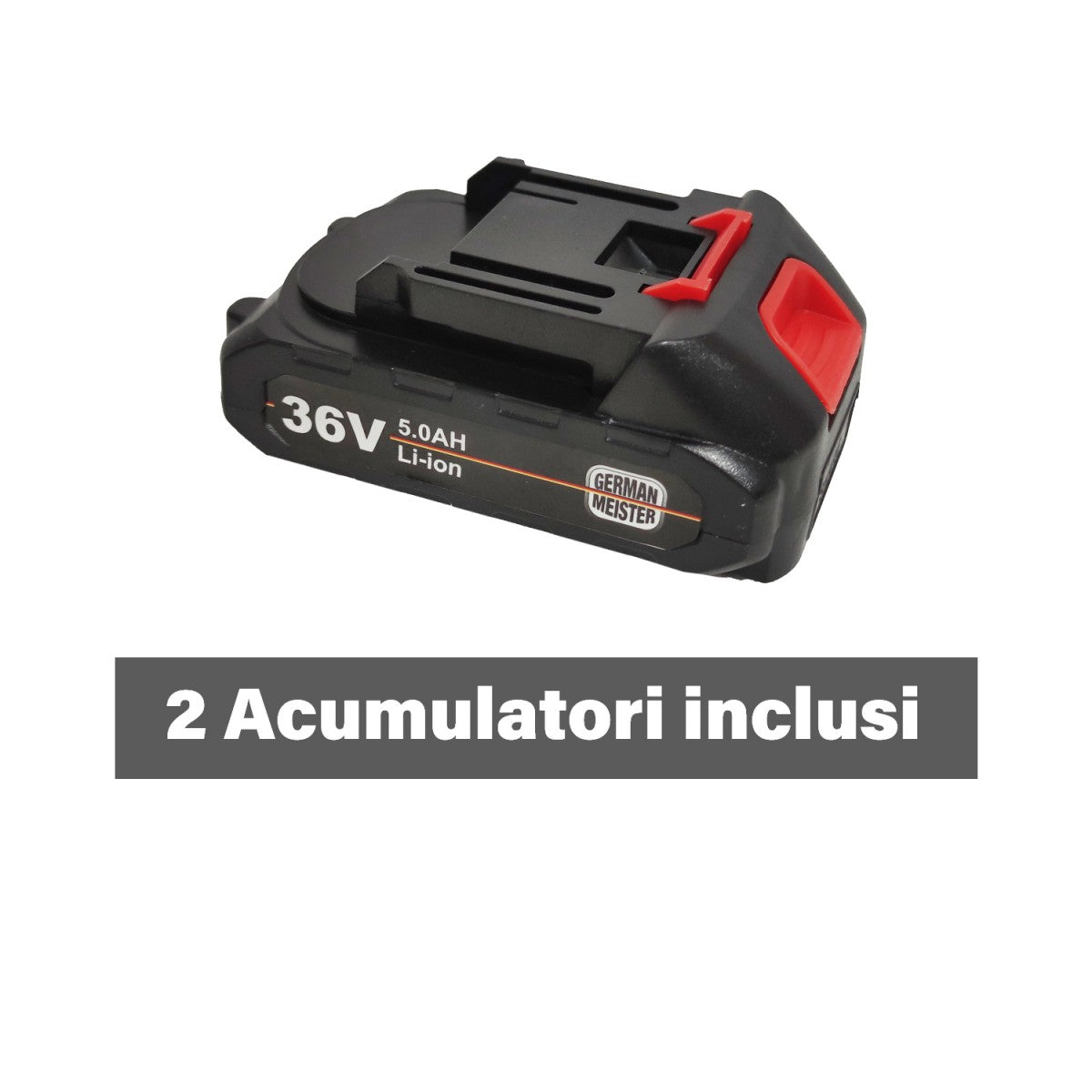 Masina de tuns gard viu cu acumulator, German Meister , Model nou , 410 mm lungime taiere