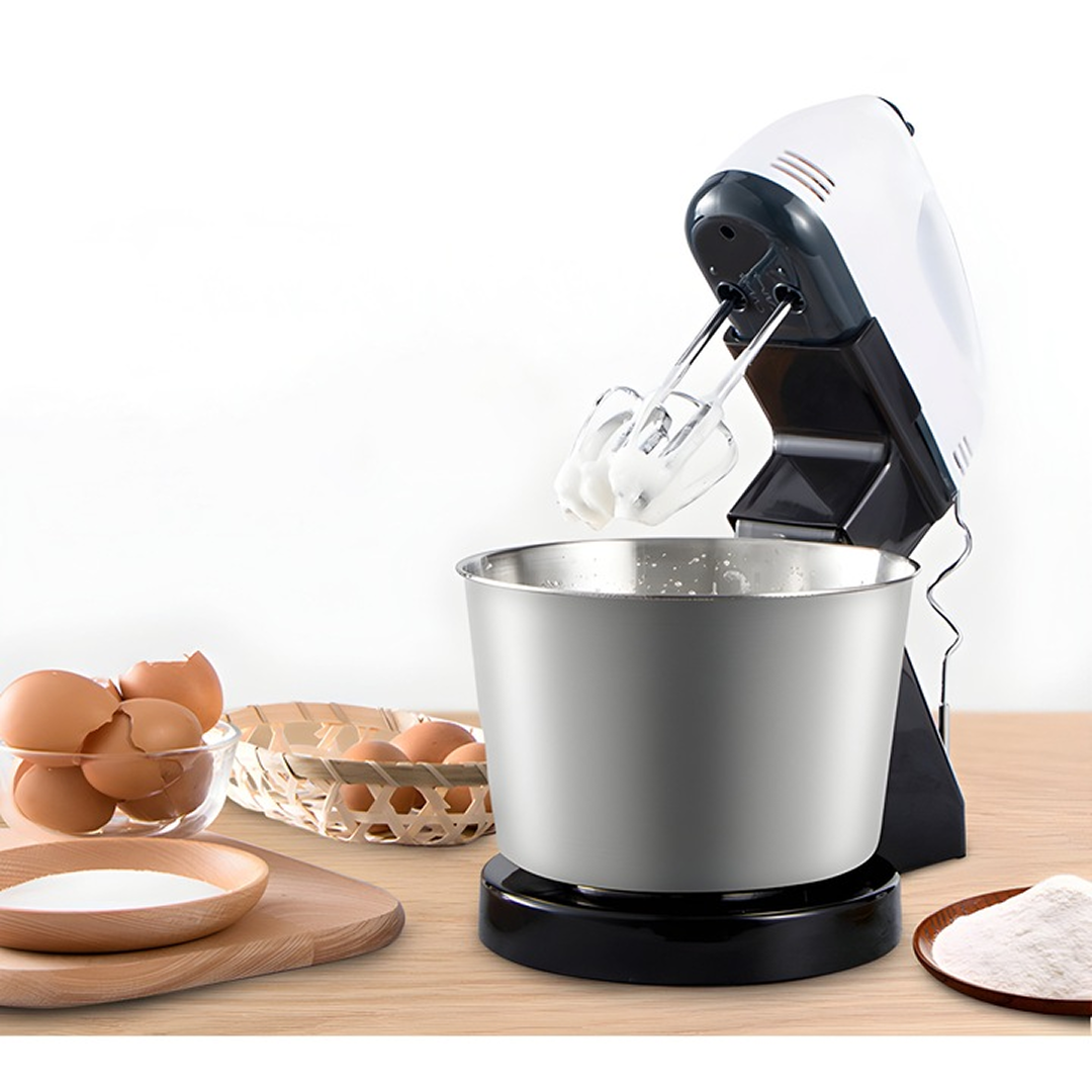 Mixer de Mână Puternic 450W | Bol Inox 3.5L | 7 Viteze și Turbo pentru Bucătăria Ta