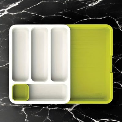 Organizator extensibil de tacamuri pentru sertar