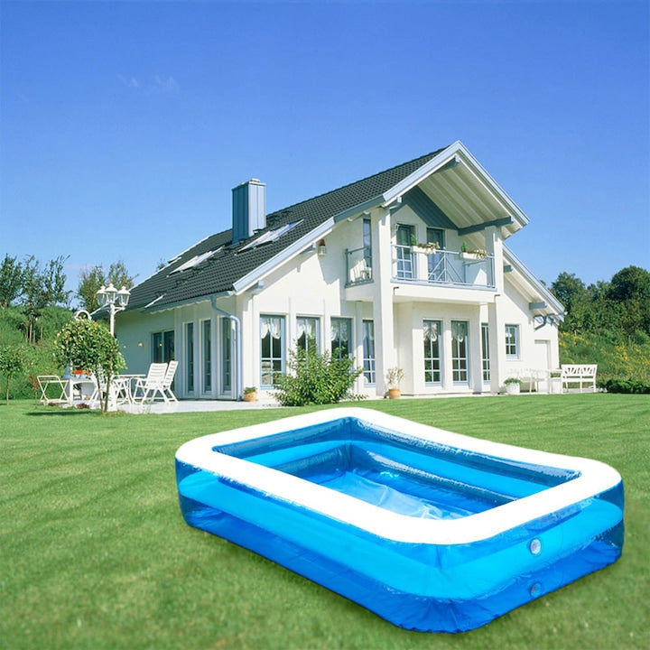 Piscina gonflabila intex 200m x 150 x 50 cm, 2 inele, Family Pool XL