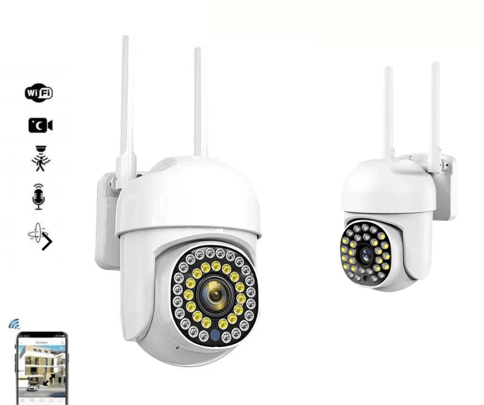 Set 2 x Camera de supraveghere IP 360 wifi, plus 2 x CARD 32GB CADOU