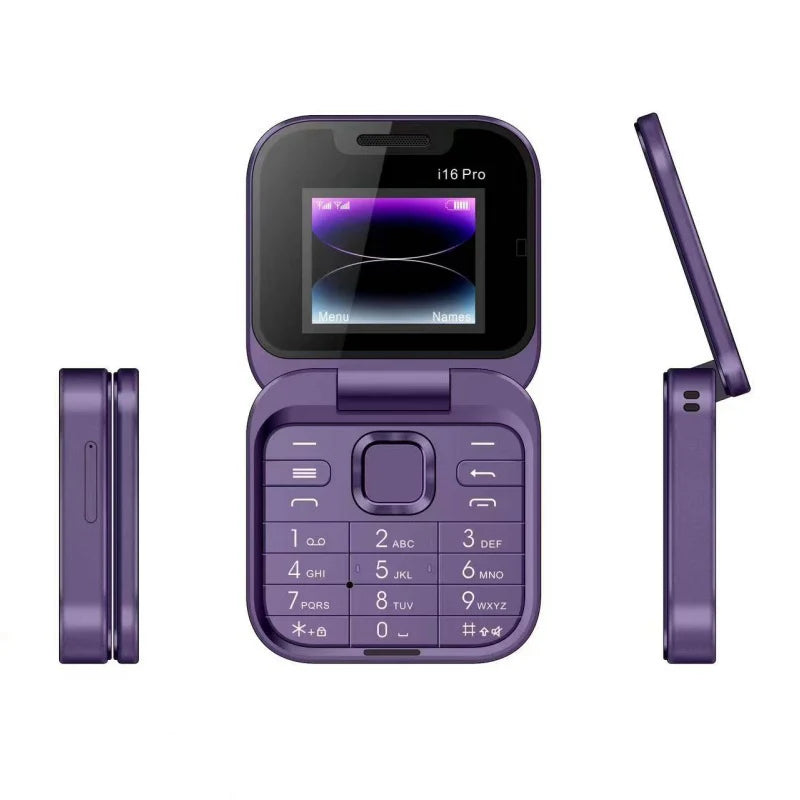 Telefon de buzunar i16 PRO – Compact si Pliabil