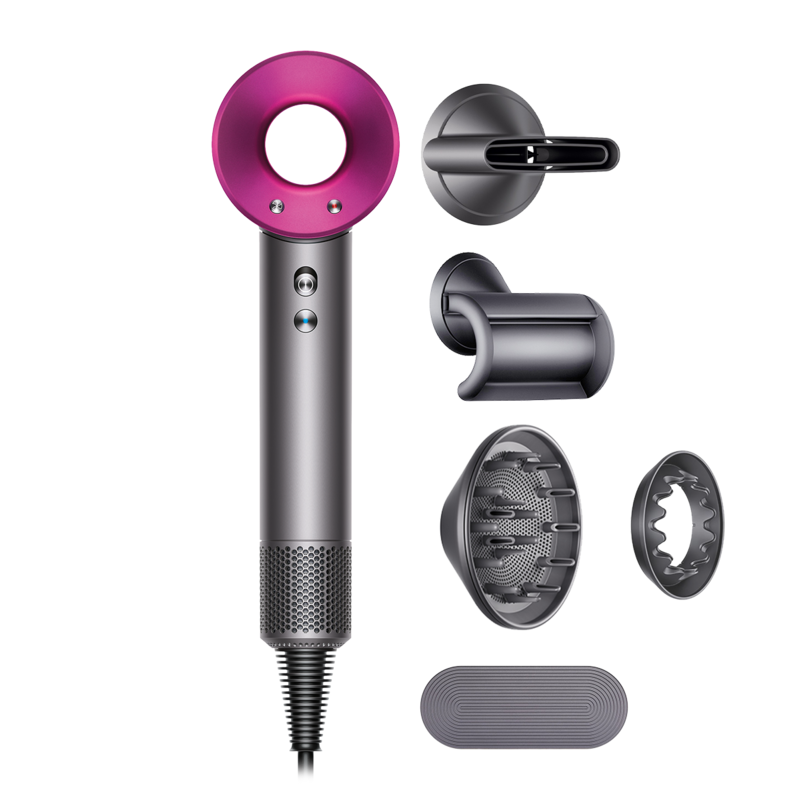 Uscător de păr ionizat anti-frizz, 1800 W, 3 trepte de viteză și 4 setări de temperatură
