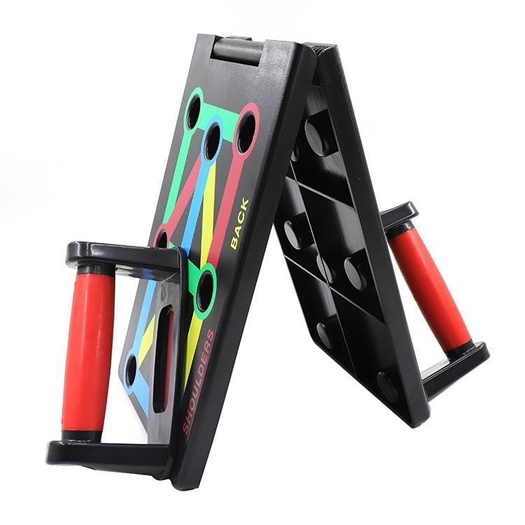 Placa pentru Flotari Genius Fit – Multifunctionala, 4 Grupe de Mușchi, 4 Culori (60x20 cm)