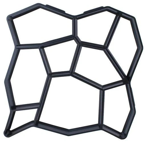 Matrita cu Dale pentru Pavaj Piatra Decorativa, Negru, 32x32x4 cm