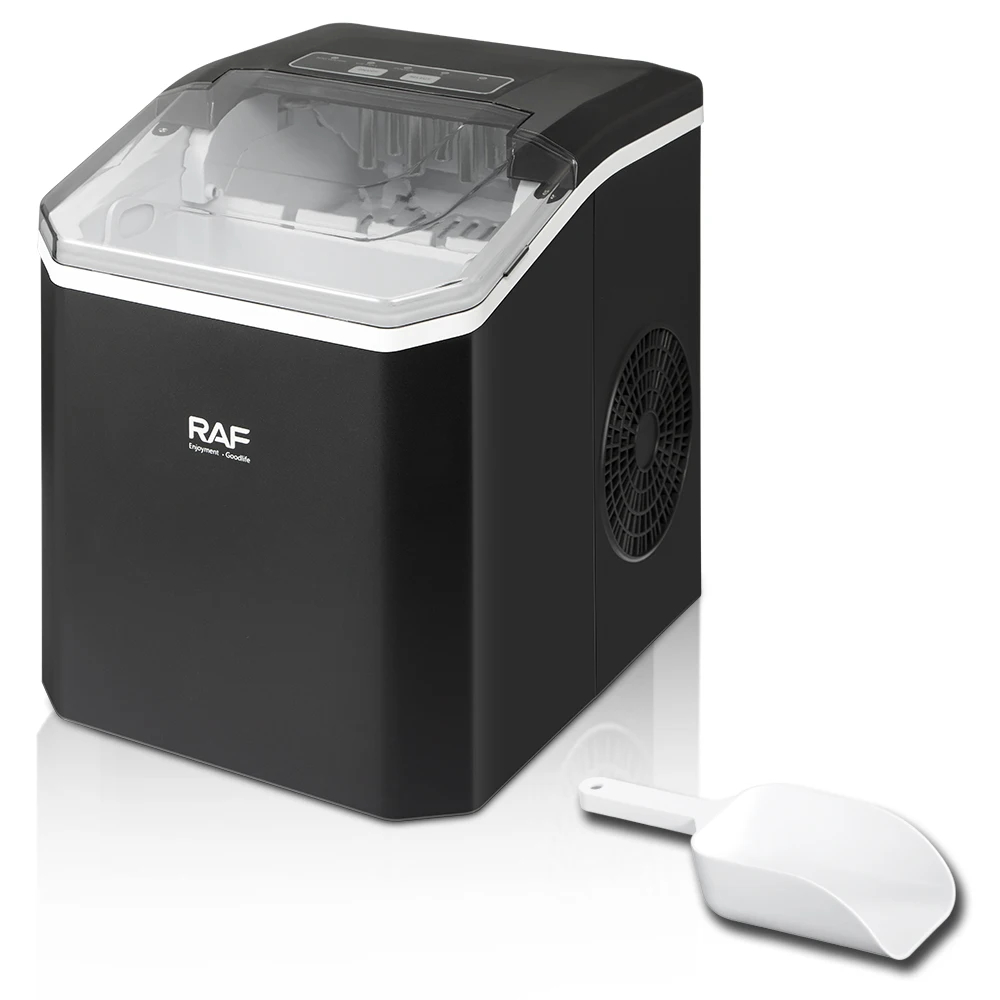 Masina de Facut Cuburi de Gheata Portabila RAF 0302, 150W, Capacitate 1.2L Negru