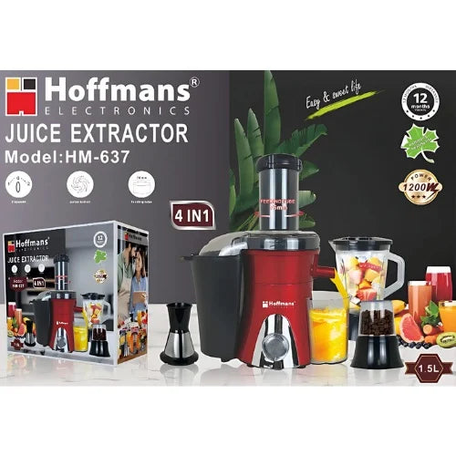 Blender Performant Hoffmans, 1200W, Capacitate 1.5L - Visiniu Modern