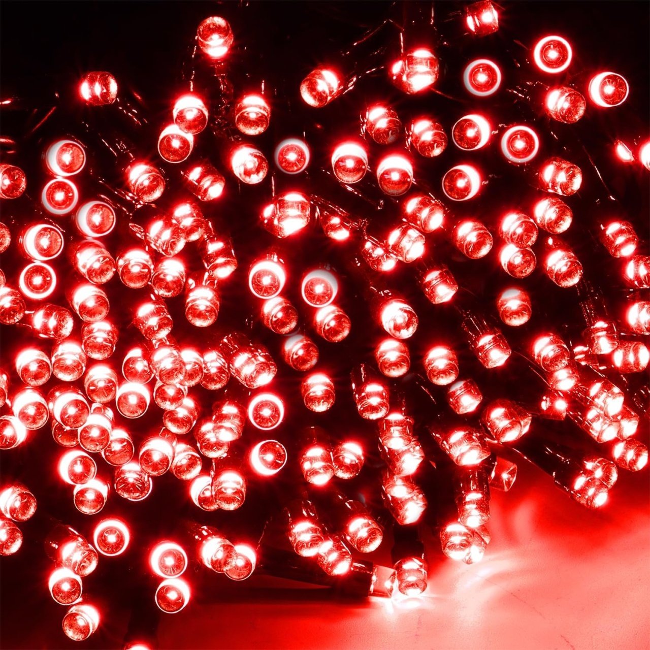 Instalație LED Roșie 50m - 500 LED-uri - Tip Liniar Ornamental - Interior/Exterior