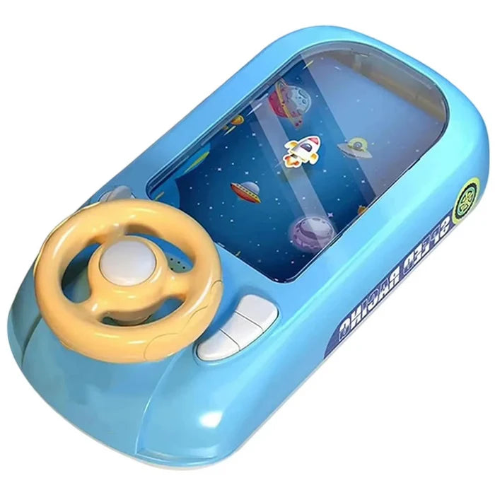 Jucarie Interactiva volan de condus cu circuit curse, sunete si functii, alimentare USB, pentru Copii 3-6 Ani