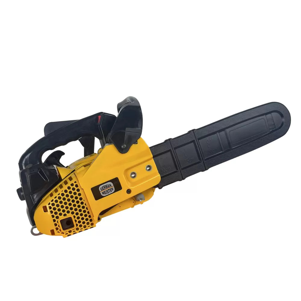 Drujbă Profesională pe Benzină German Meister – 1.2 CP, 25.4 cc, Lama 12" | Pentru Construcții, Tâmplărie & Grădinărit | TRANSPORT GRATUIT